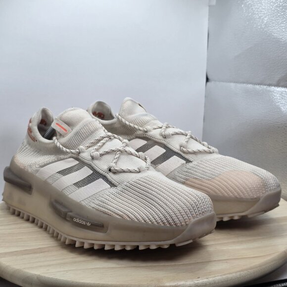 adidas NMD S1 Wonder Taupe Bliss Orange Boost Running Sneakers Trainers Mens 12 - Picture 5 of 9